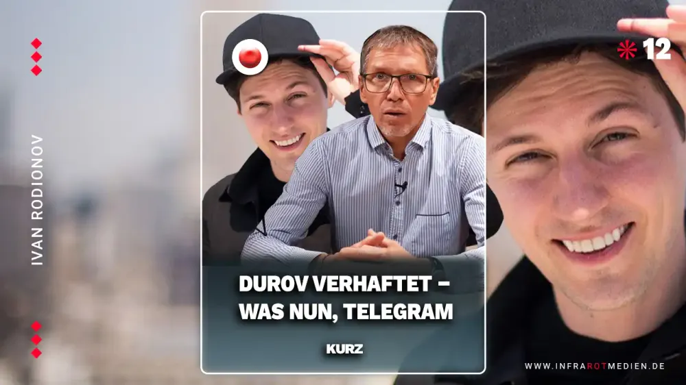 Durov verhaftet – was nun, Telegram post image